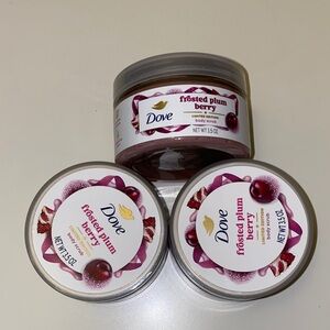 Dove Frosted Plum Berry Body Scrub Limited Edition Set